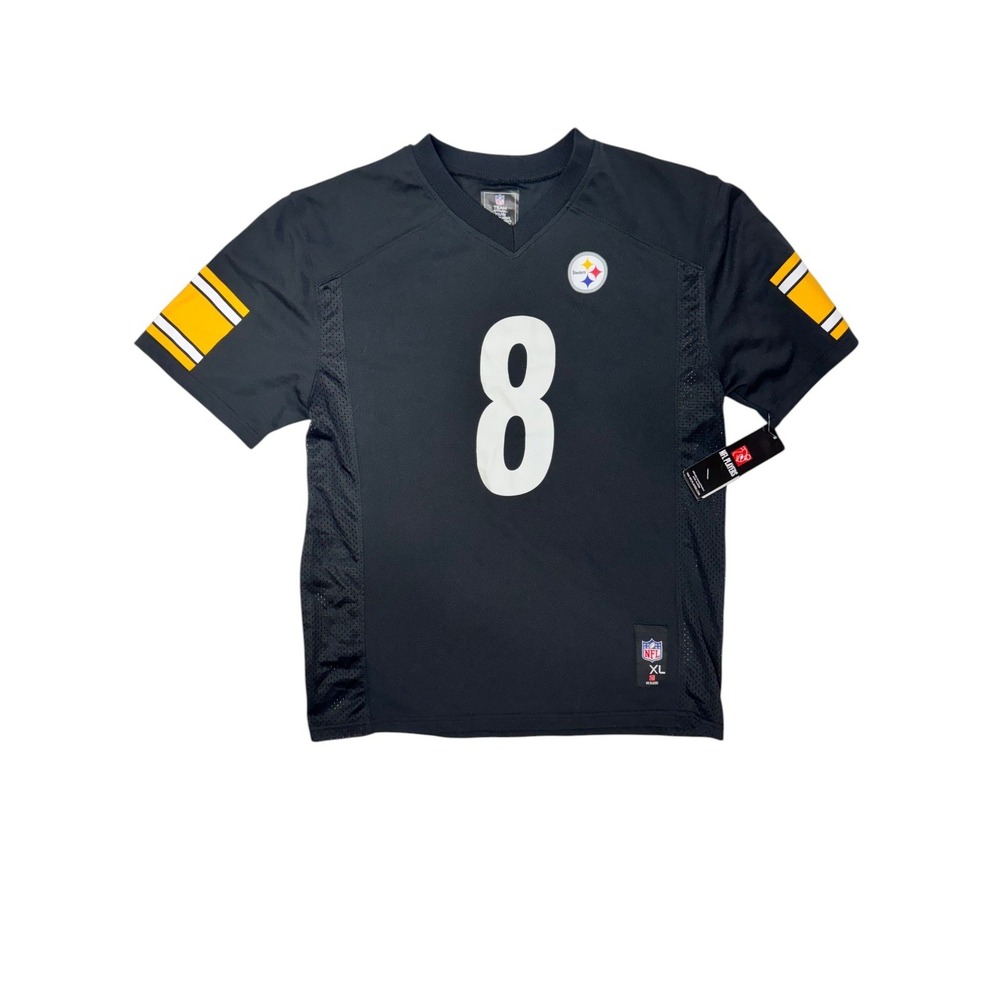 Kenny Pickett Pittsburgh Steelers NFL Team Apparel Youth‎ Black Jersey Size XL 8